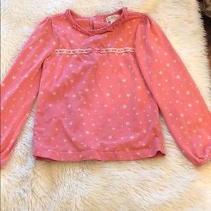 Long sleeve Matilda Jane pink stars shirt